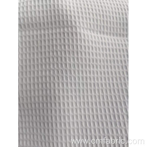 100% Woven Polyester CEY Waffle Check Dobby Fabric